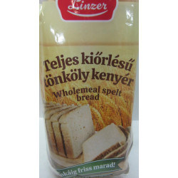 Kenyér 400G Tönköly Teljes Kiőrlésű Linzer