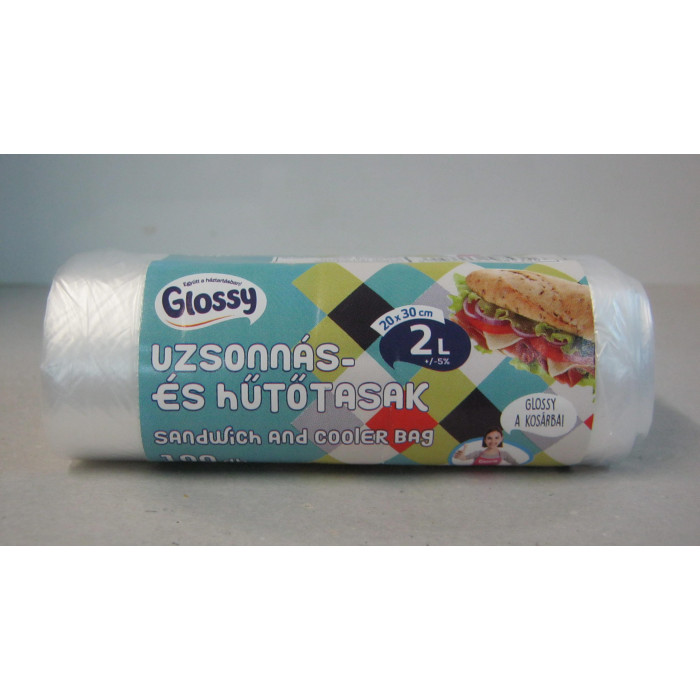 Uzsonnás Tasak 100Db 20X30Cm 2L Glossy