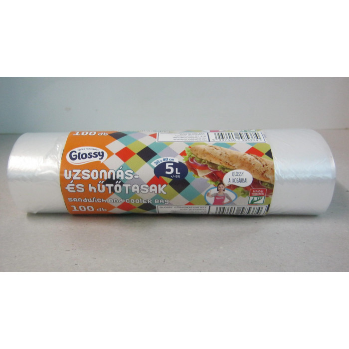 Uzsonnás Tasak 100Db 30X40Cm 5L Glossy