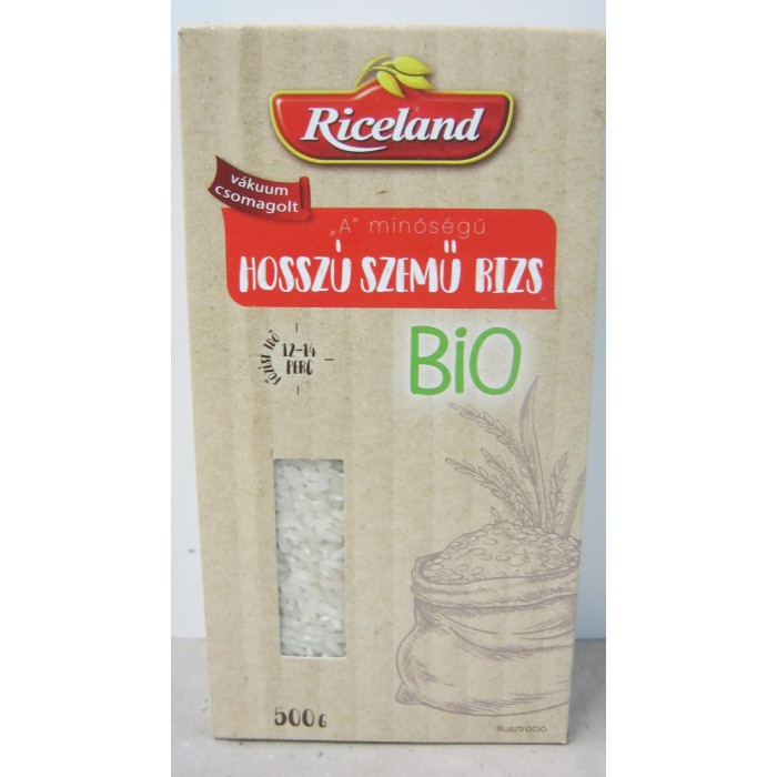 Rizs 500G Hosszúszemű Tasakos Bio Riceland