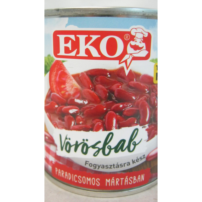 Vörösbab 420G Paradicsomos Mártásban Eko