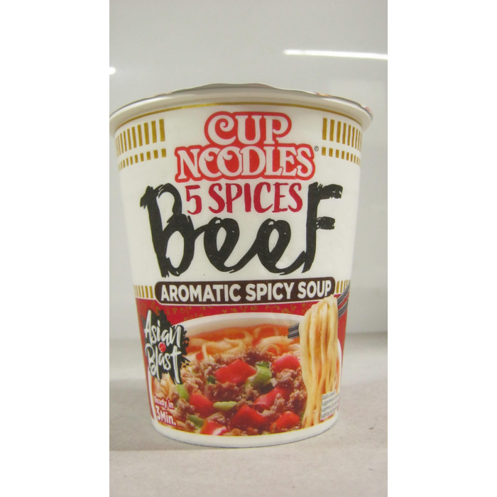 Instant Tésztaleves 64G Beef 5Spices Nissin