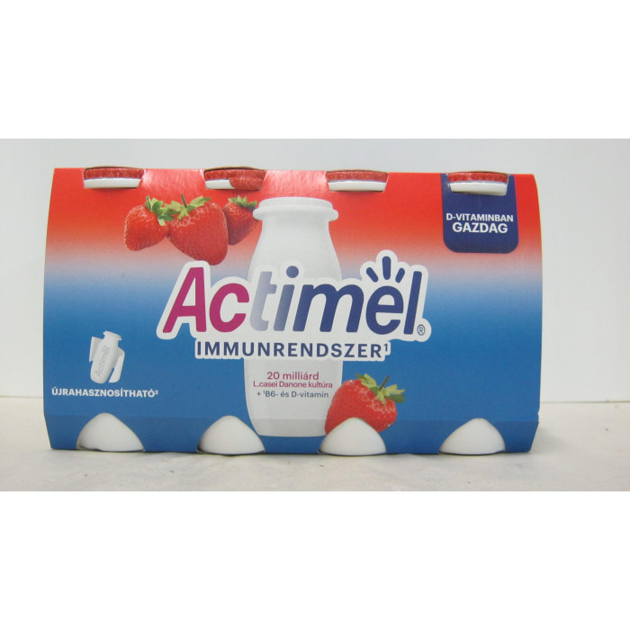 Actimel 8X100G Eper Gyümölcs Danone