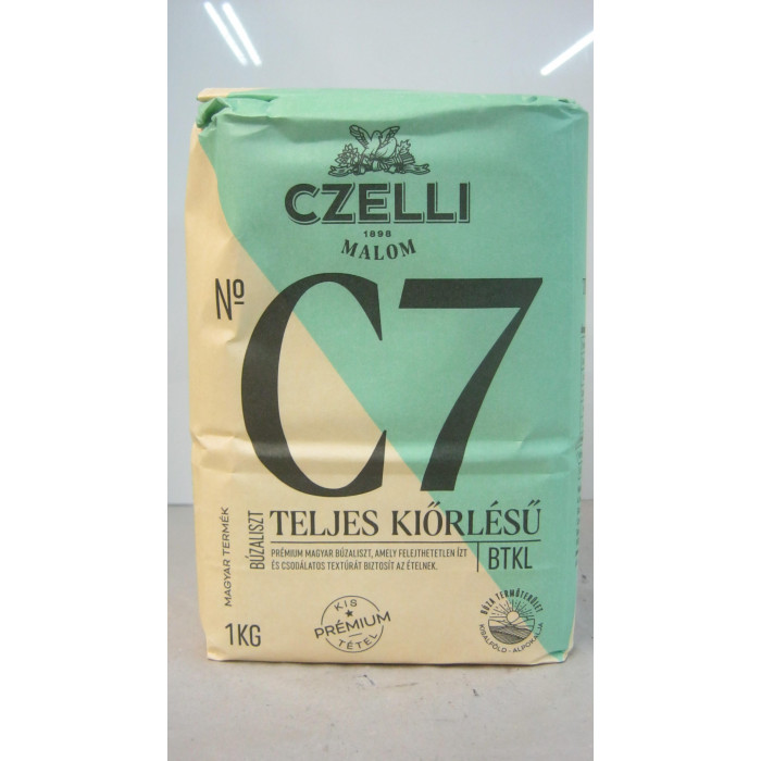 Búzaliszt 1Kg Teljes Kiörlésű Czelli