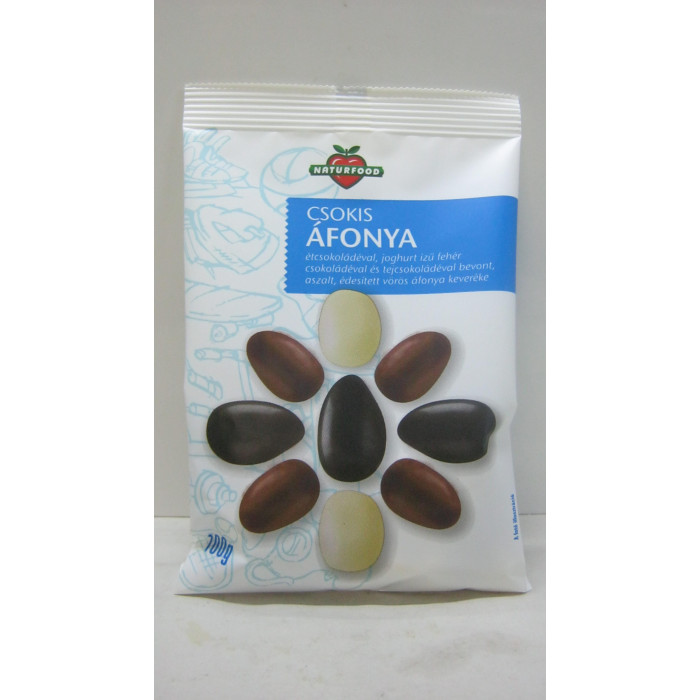 Aszalt Áfonya Csokiban 100G Naturfood