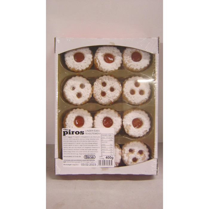 Linzer 400G Tálcás Piros