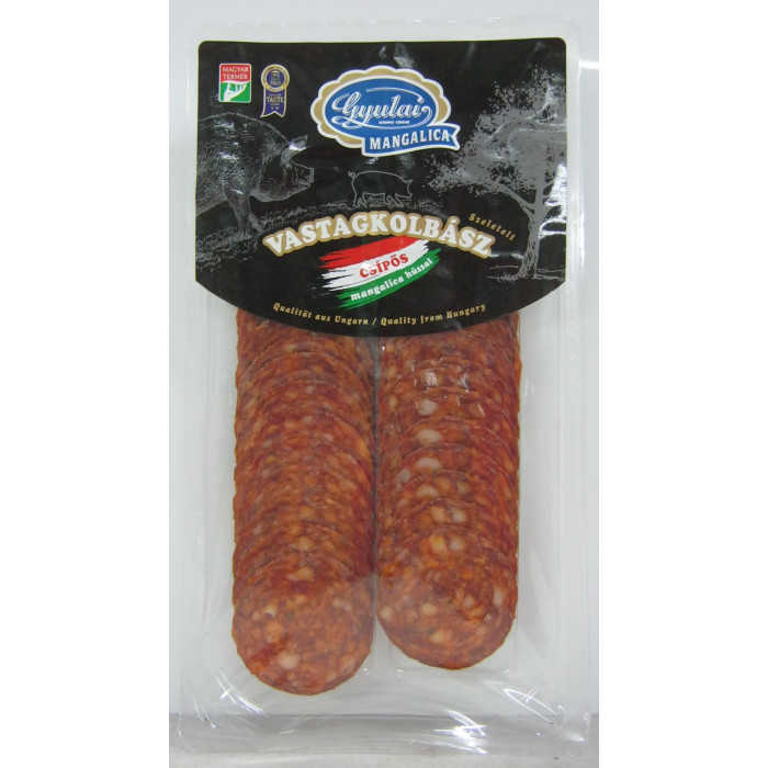 Vastagkolbász 80G Csípős Mangalica Gyulai