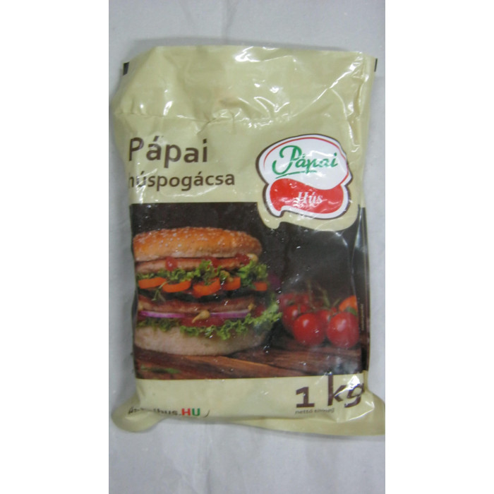 Hamburger Húspogácsa 1Kg Pápai Sertés