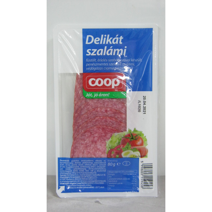 Szalámi 75G Delikát Coop