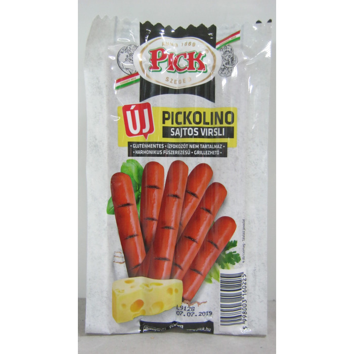 Virsli Sertés 140G Sajtos Pickolino Pick