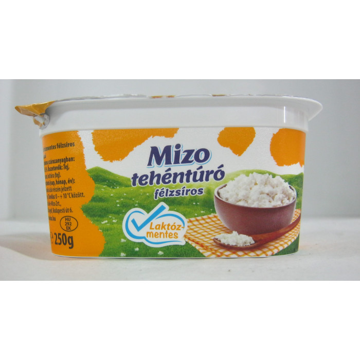 Tehéntúró 250G Laktózmentes Mizo