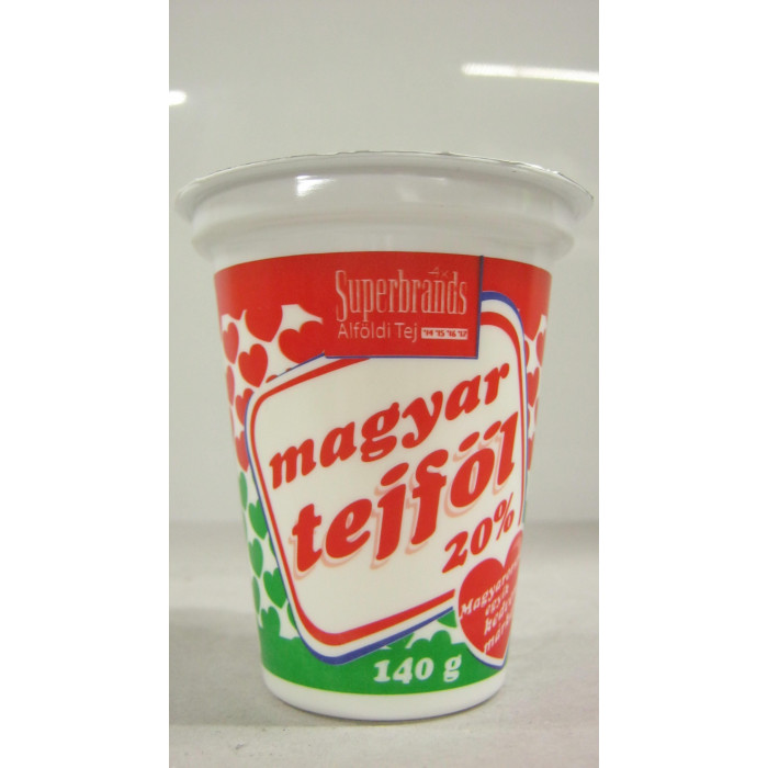 Tejföl 20% 140G Alföldi Magyar