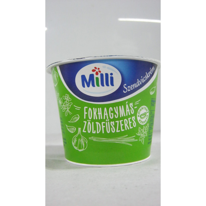 Szendvicskrém 200G Fokhagymás-Zöldfűsz.milli