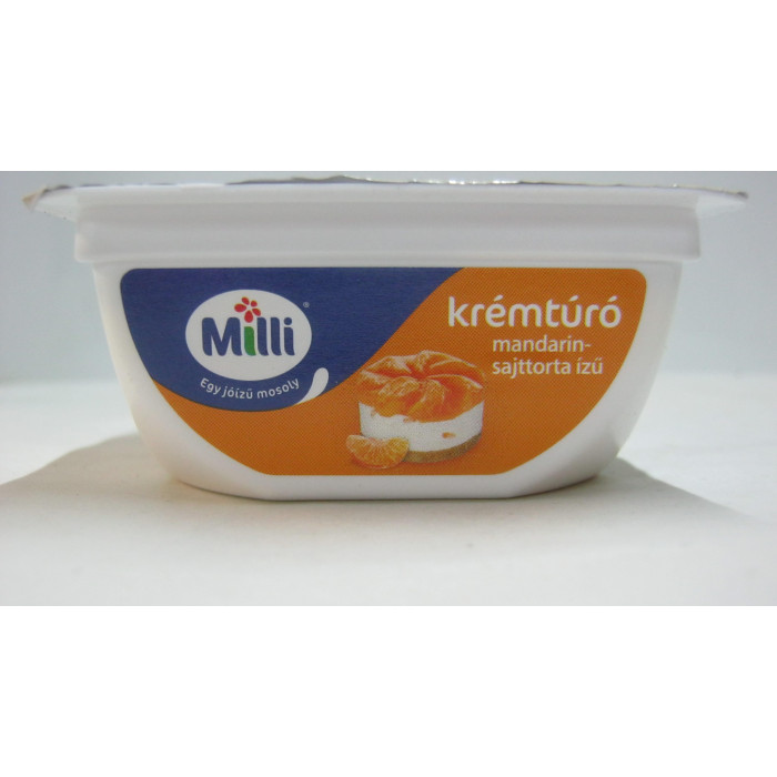 Krémtúró Milli 90G Mandarin-Sajttorta