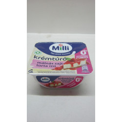 Krémtúró Milli 90G Málnás-Sajtorta Ízű 0%