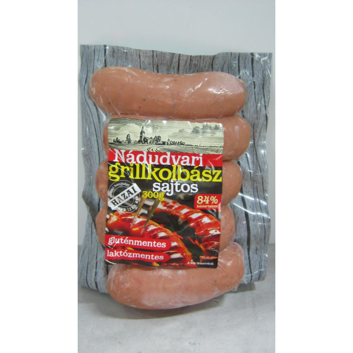 Grillkolbász 300G Sajtos Nádudvari