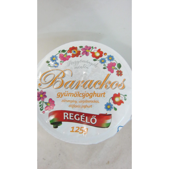 Joghurt 125G Sárgabarack Regélő