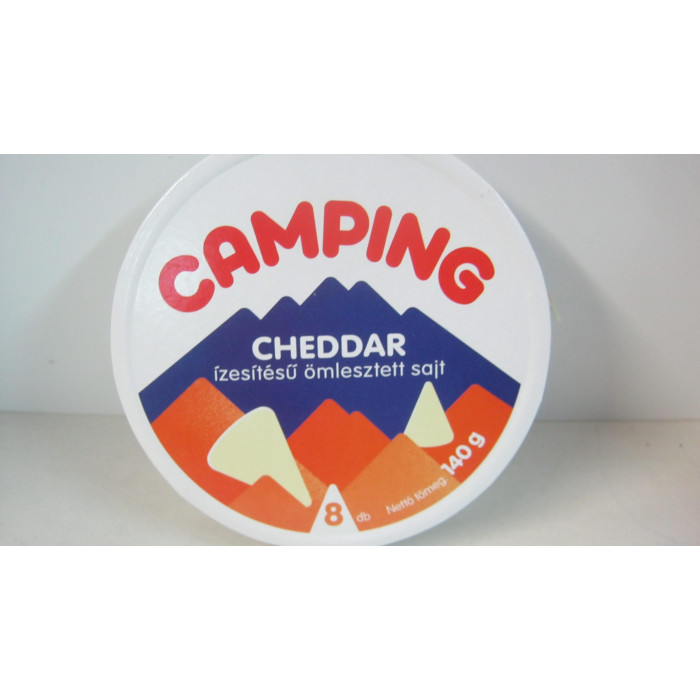 Camping Sajt 140G 8Cikkes Cheddar Sajtos