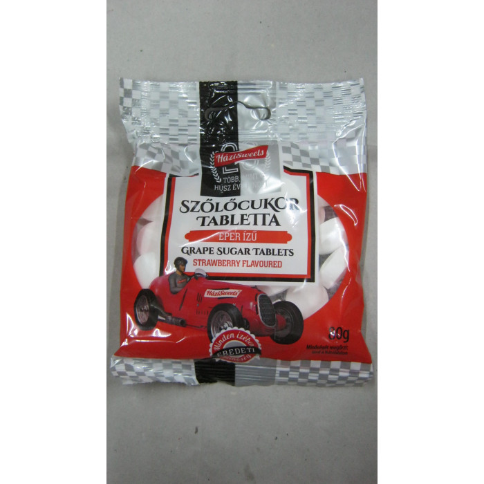 Szőlőcukor 80G Eper Ízű Házisweet