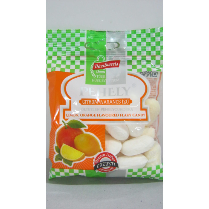 Pehelycukor 70G Citrom Narancs Házi Sweets