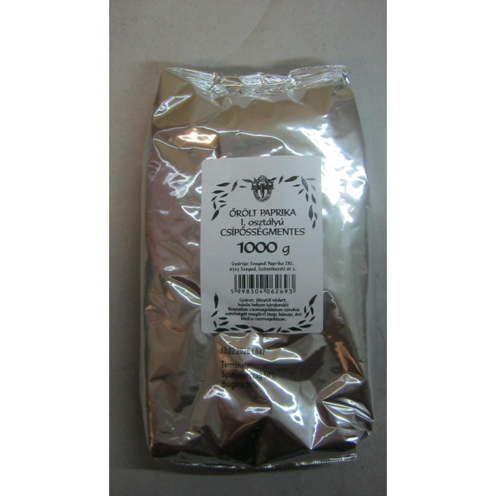 Fűszerpaprika Csípősségm.1Kg 1.Oszt.szegedi