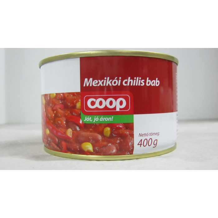 Mexikói Chilis Bab 400G Coop