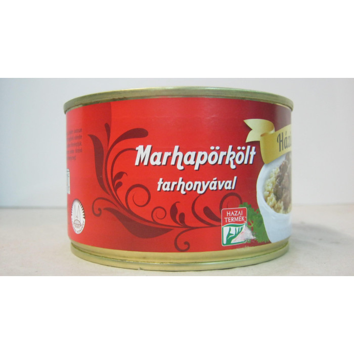 Marhapörkölt Tarhonyával 400G Házias Ízek