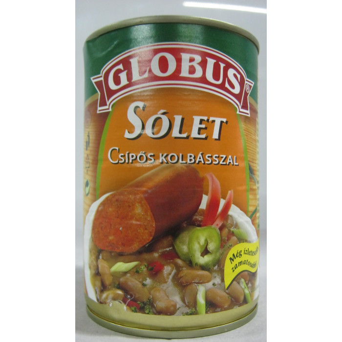 Sólet Csípős Kolbásszal 400G Globus