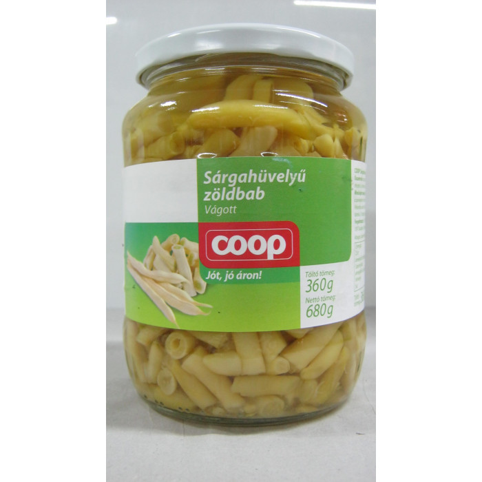 Sárgahüvelyű Zöldbab 680G Coop