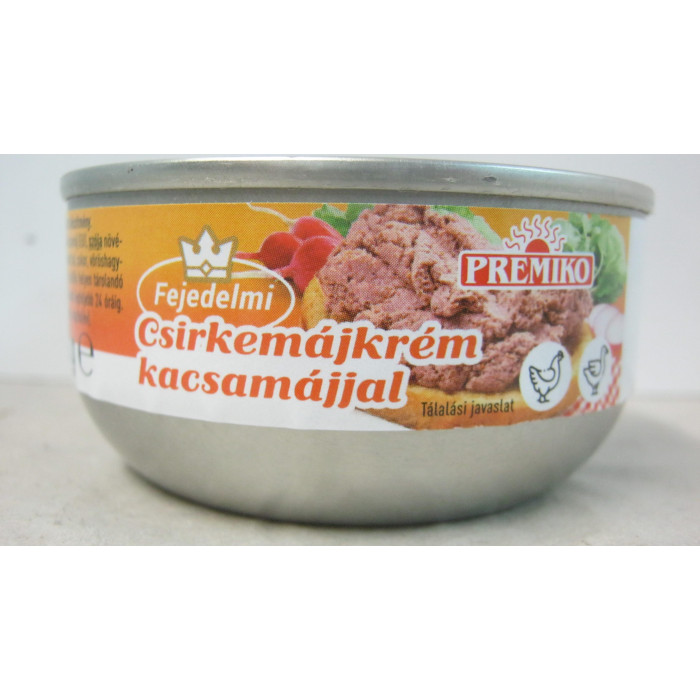 Csirkemájkrém 120G Kacsamájjal Premiko