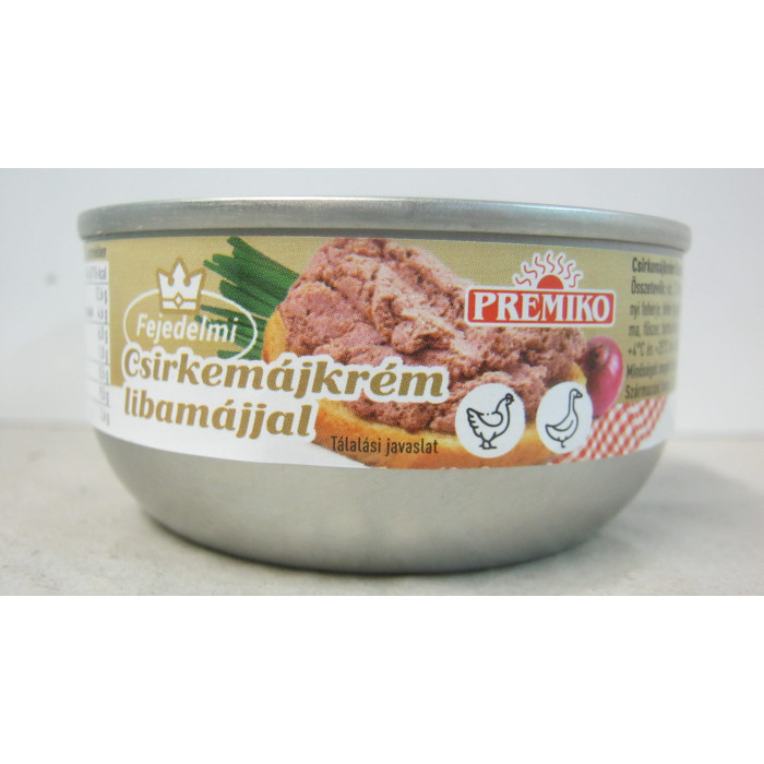 Csirkemájkrém 120G Libamájjal Premiko