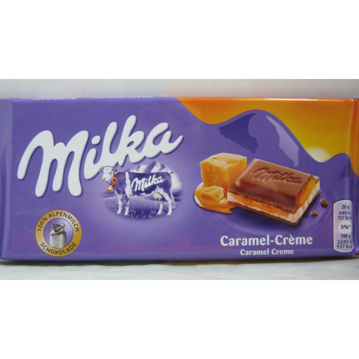 Milka 100G Karamell Cream