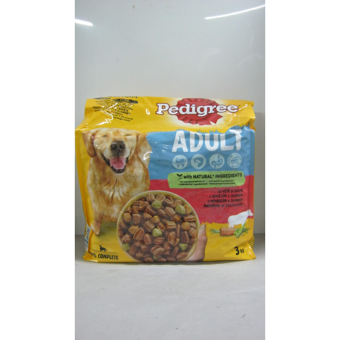 Pedigree 3Kg Marha Zöldség Kutya Sz.