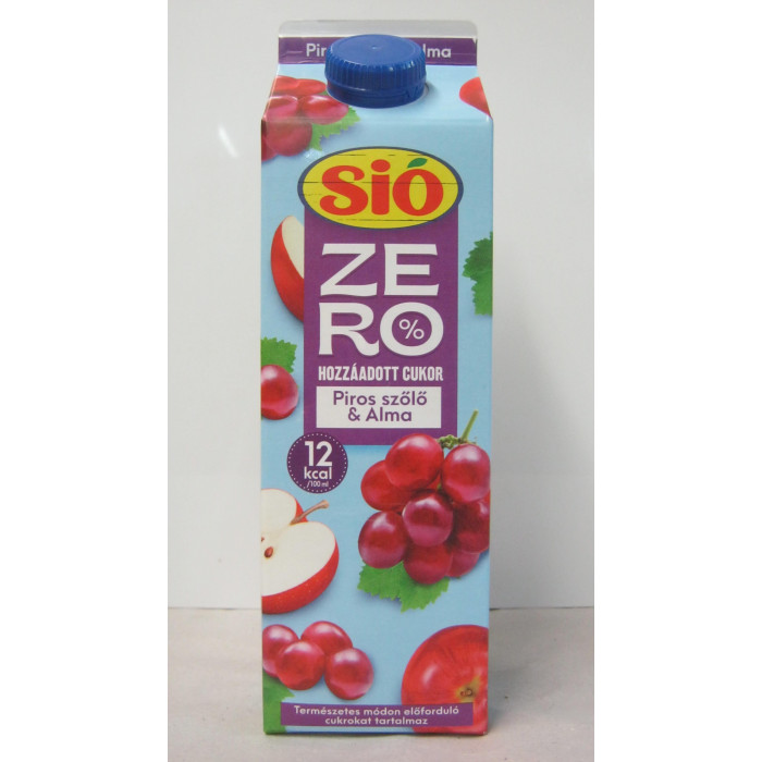 Sió 1L 19% Piros Szőlő Alma Zero