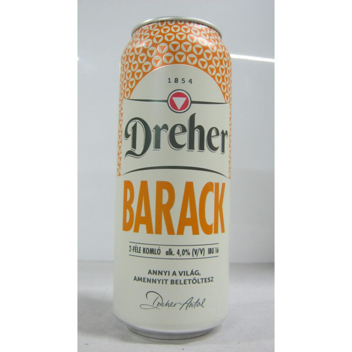 Dreher 0.5L 4% Barack Dob.sör