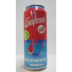 Soproni 0.5L 0% Görögdinnye-Lime Dob.