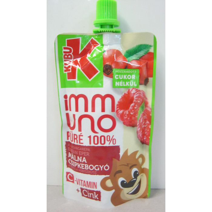 Kubu 100G Püré Málna-Csipkebogyó Immuno
