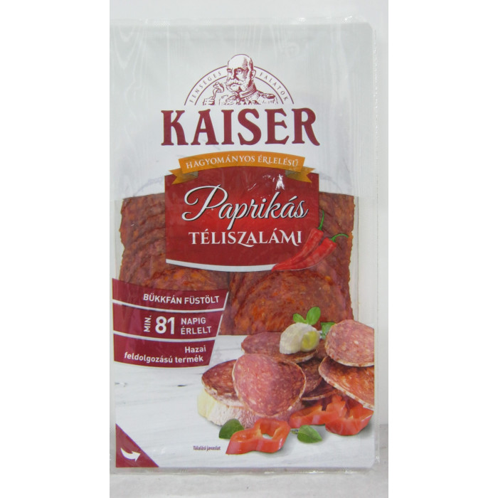 Téliszalámi 75G Paprikás Kaiser