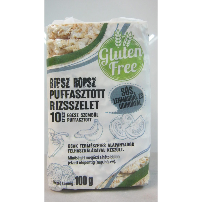 Puffasztott Rizs 100G Sós Lenmagos Ripsz-Ropsz