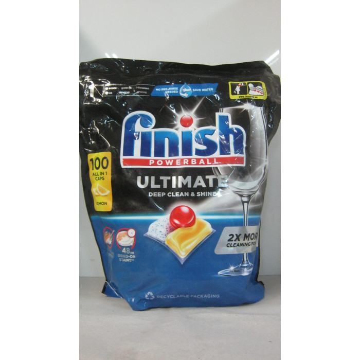 Finish Mosogatógép Tabl.100Db Ultimate Lemon