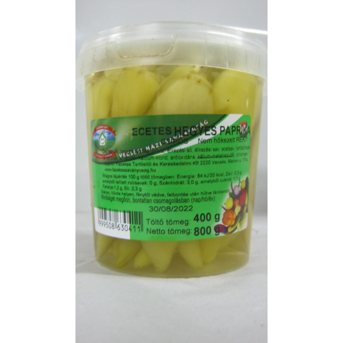 Paprika Ecetes Hegyes 800G Fazekas