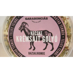 Kecskesajt 150G Bazsalikomos Gagarabonciás
