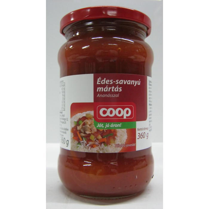 Édes-Sav.mártás 360G Coop