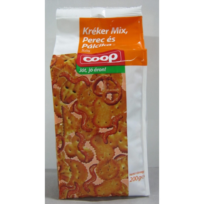 Kréker Mix 190G Sós Perec És Pálcika Coop