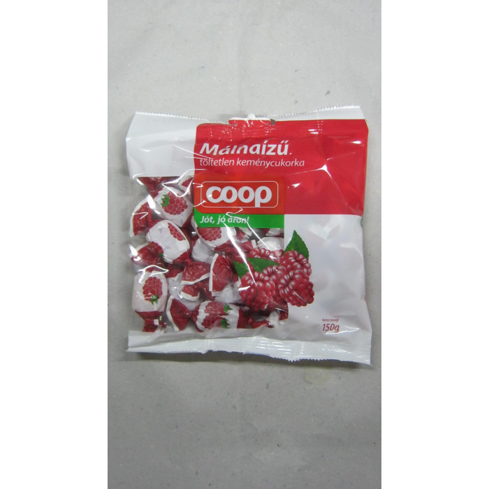Keménycukorka 150G Málnaízű Coop