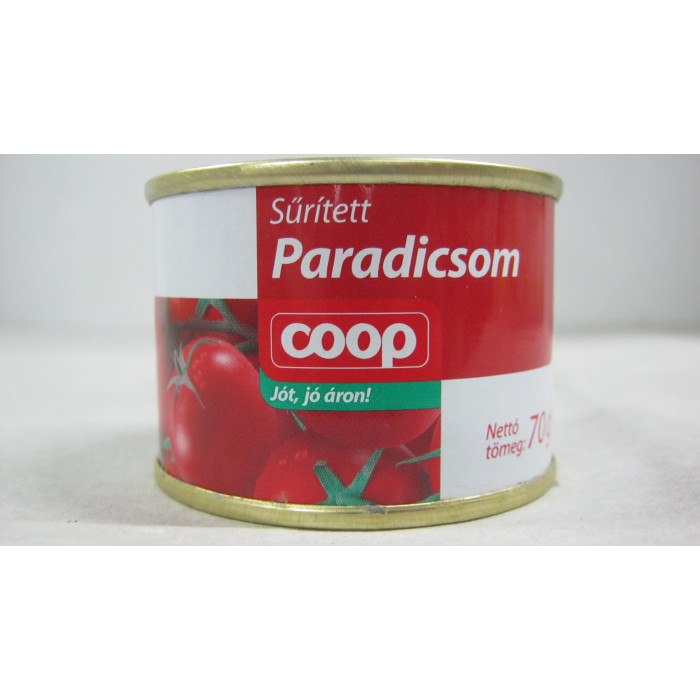 Sűrített Paradicsom 70G Coop