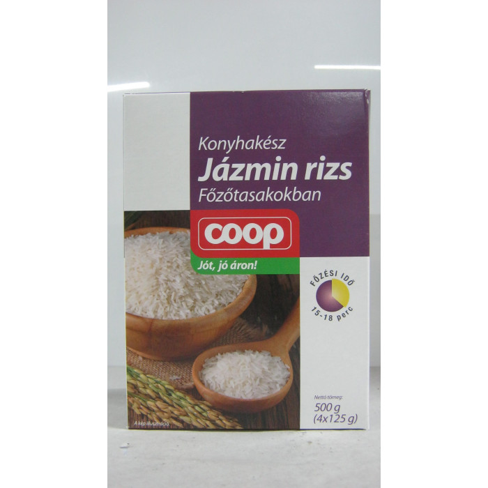 Konyhakész Jázmin Rizs 4X125G Coop