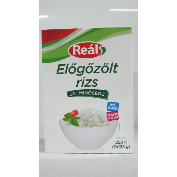 Előgőzölt Rizs 2X125G Reál