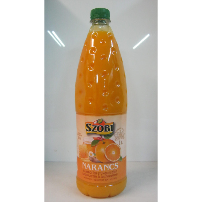 Narancs Ízű Szörp 1L Szobi