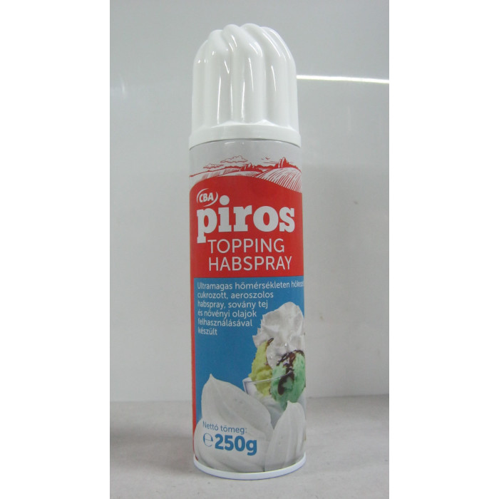 Tejszínhab Spray 250G Sovány Tejből Piros